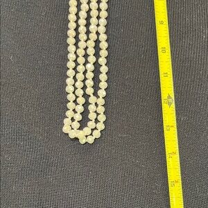 Chic Cream Beaded Necklace